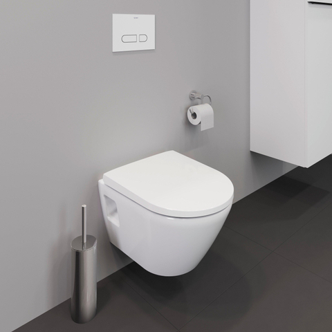 Duravit d-neo toilette avec siège 37x48x40cm blanc brillant SW544307