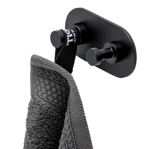 Geesa Nemox Patère double Noir SW107577