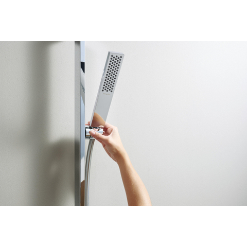 Hansgrohe Pulsify e Doucheset - 100 - 1jet - ecosmart+ - met glijstang 90 cm - hoogglans chroom SW918220