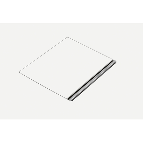 Villeroy & Boch Squaro infinity kunststof douchebak quaryl rechthoekig - 160x80x4cm - zonder onderstel - voor alle installatietypen - Stone White (mat wit) SW228355