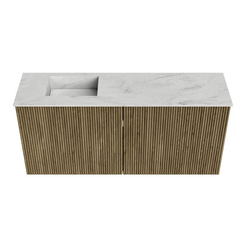 Mondiaz JOYA-DLUX 90cm toiletmeubel - kleur Dusk - Wastafel FAYE positie Links 1 kraangat kleur Opalo. SW1423334
