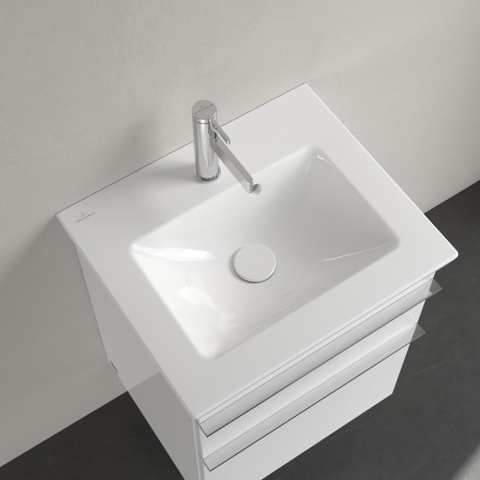 Villeroy & Boch venticello fontein - 500x420mm - met overloop - 1 kraangat - White Alpine (glans wit) 1025160