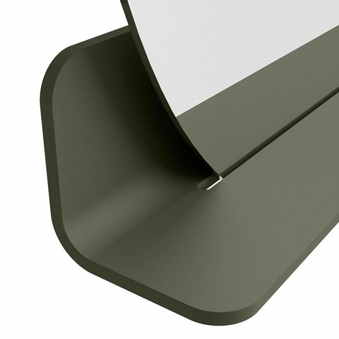 Mondiaz SPOT spiegel – Ø80 cm – met planchet – Army (groen) SW1235487