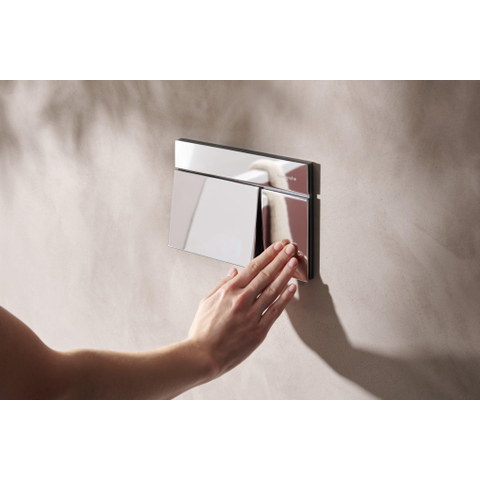 Hansgrohe IFrame Element E Bedieningsplaat - 23x15cm - dualflush - chroom SW1406569