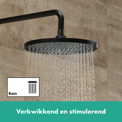 Hansgrohe Crometta s - hoofddouche 240 - 1jet - mat zwart SW793717