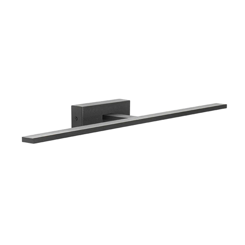 QAZQA Jerre Applique murale - 62x13,5x5,5cm - LED incluse - IP44 - noir mat SW1187230