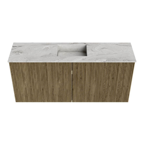 Mondiaz JOYA-DLUX 90cm toiletmeubel - kleur Dusk - Wastafel FAYE positie Midden Zonder kraangat kleur Glace. SW1423157