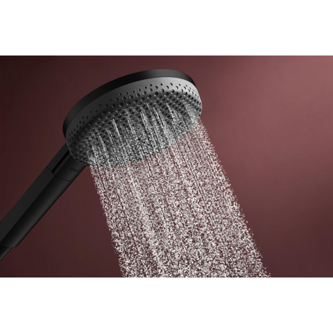 Hansgrohe Raindance alive Sel.S - 125 - 3jet - ecosmart - doucheset - 65cm - mat zwart SW1388251