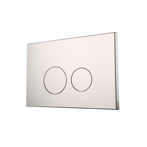 Geberit Duofix Element - UP320 - QeramiQ metal bedieningsplaat - wand - 112cm - ronde knoppen - metaal - mat wit SW976103