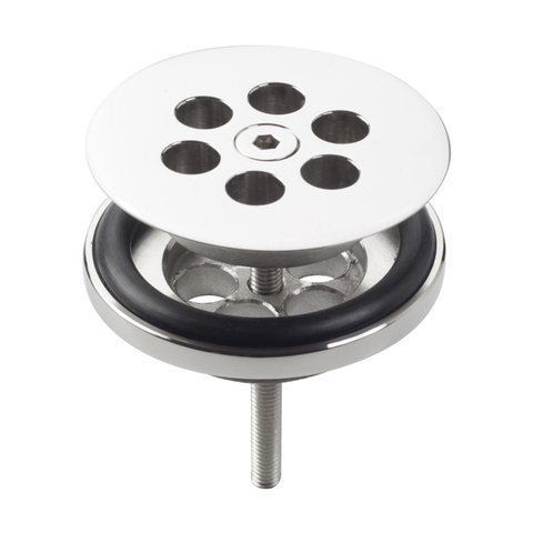 Clou Wash Me plug voor siliconen waterstop rvs Chroom SW9441