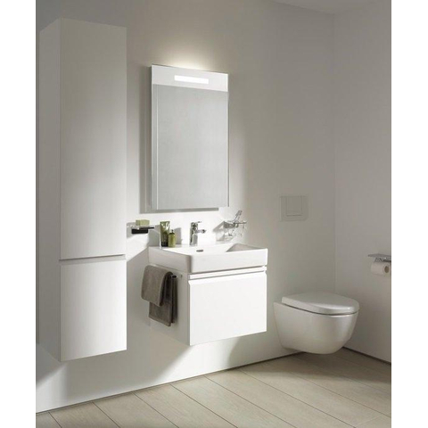 Laufen Pro Pack WC suspendu 39.7x55.7x46.5cm sans bride abattant wc slimseat softclose céramique brillant blanc SW97463