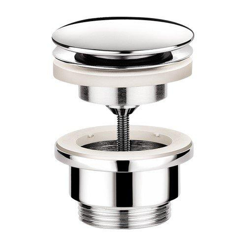 Hotbath Mate Pal afvoerplug clickwaste 1 1 4 710 - hoogglans chroom SW12943