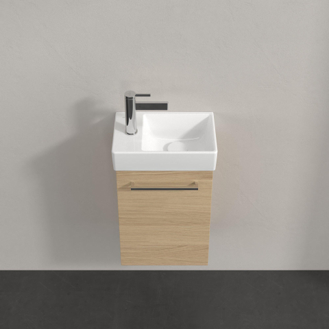 Villeroy & Boch Avento wastafelonderbouwkast - 1 deur - 34x51.4x20.2cm rechts - Nordic Oak (hout) SW448413