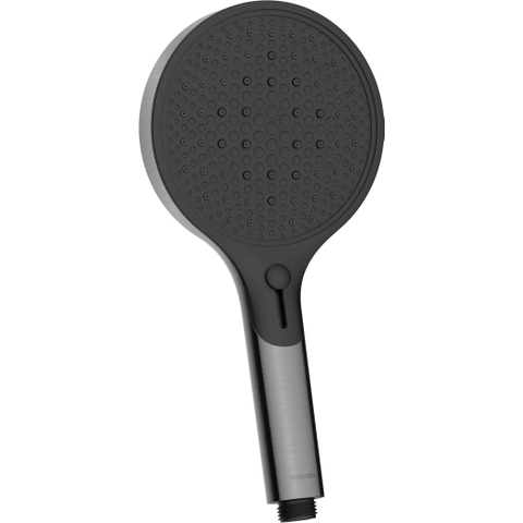 Hotbath &MORE Infinite Handdouche - 13.5cm - rond - kunststof - PVD - geborsteld gunmetal (antraciet) SW1246145