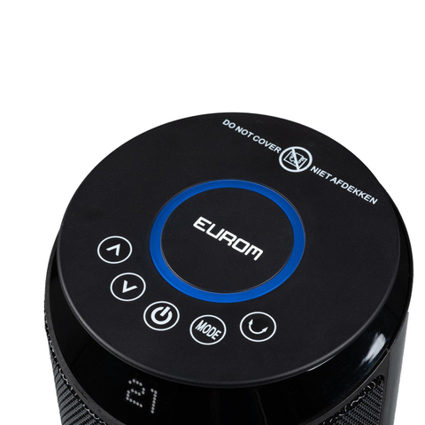 Eurom Hot Shot 2000 WiFi Chauffage céramique 2000 watts 17.3x17.3x25.8cm Noir SW486878