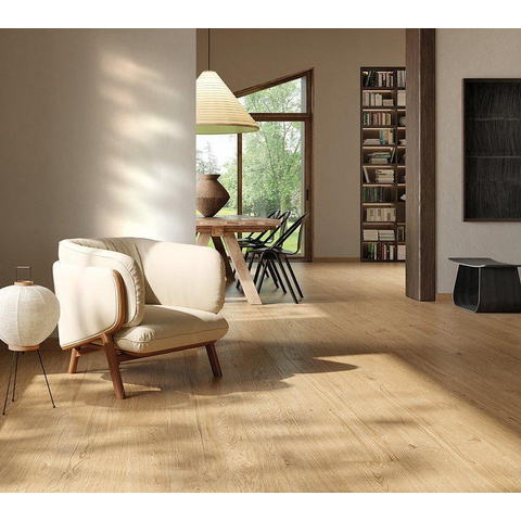 SAMPLE Terravito Favano Keramisch parket wand- en vloertegel - 20x180cm - 9.0mm - gerectificeerd - Beige SW1242364
