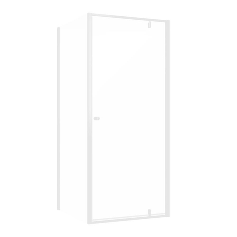 Sealskin Contour Douchecabine - 90x90x200cm - 6 mm helder veiligheidsglas Mat wit SW696335