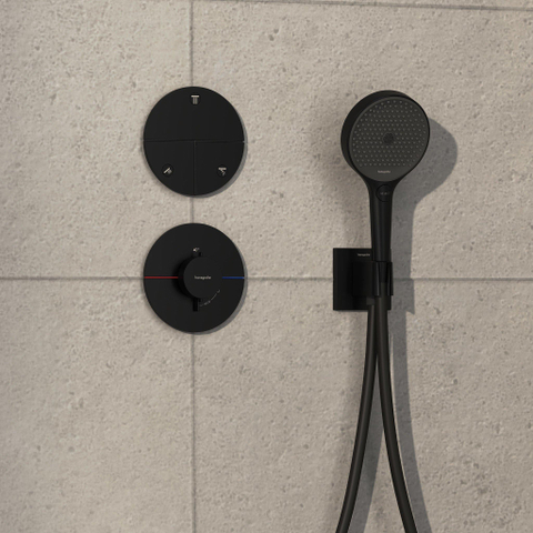 Hansgrohe Showerselect Comfort S Thermostat encastré mat noir SW917890