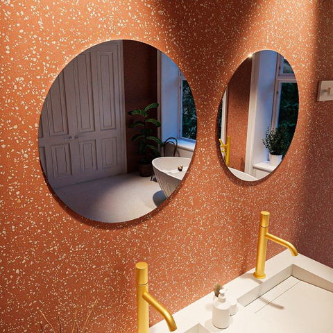 Mondiaz SPOT miroir – Ø 50 cm – Argent SW901612