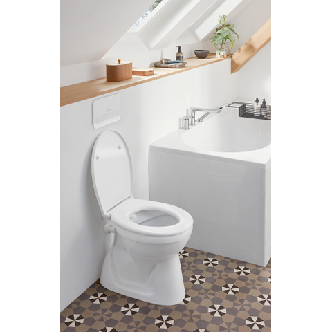 Villeroy & Boch O.novo closetzitting - met softclose - met quick release - quickrelease - White Alpine (glans wit) SW453984