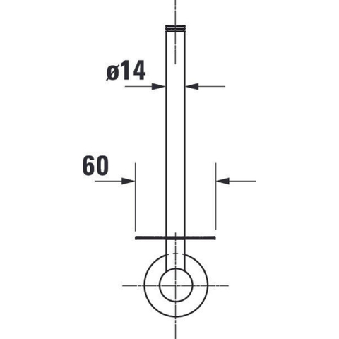 Duravit D-code Reserverolhouder - 10 - hoogglans chroom 0293311