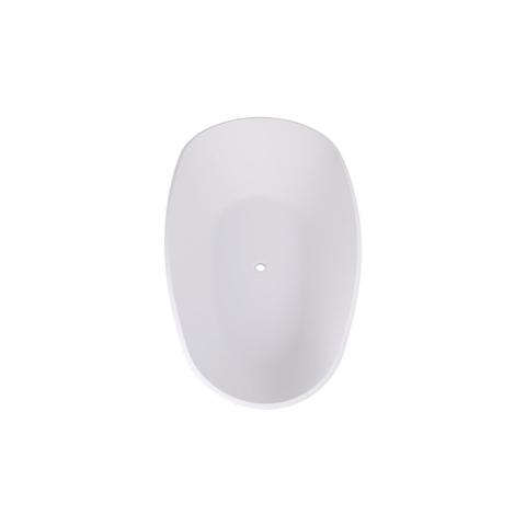 FugaFlow Eccelente Calma Baignoire Autoportante - 180x80cm - solid surface - blanc mat SW1587826