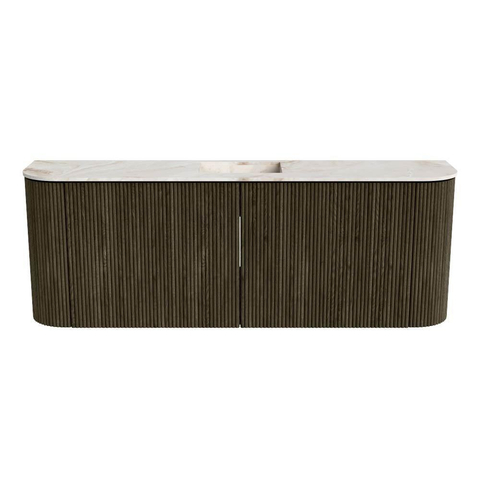 Mondiaz JOYA-DLUX 113.2cm toiletmeubel - ronding links en rechts kleur Shadow - Wastafel FAYE positie Midden Zonder kraangat kleur Frappe. SW1422718