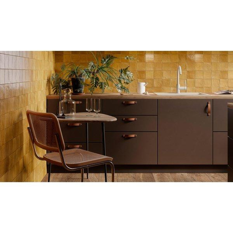 ÉCHANTILLON Ceralto Divaro Stone Carrelage mural - 10x10cm - 10.0mm - Kaki SW914203