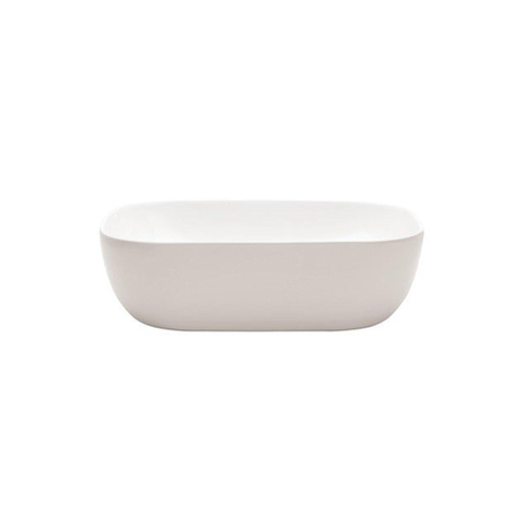 Crosswater Real Vasque - à poser - rectangulaire - 49x40x14,5cm - sans trop-plein - porcelaine blanche SW487175