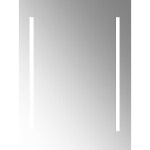 Plieger spiegel – rechthoek – 100x60 cm – verticaal – directe LED 0800258