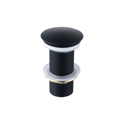 Fortifura Calvi Afvoerplug - klikwaste - verlengd - mat zwart SW1189309