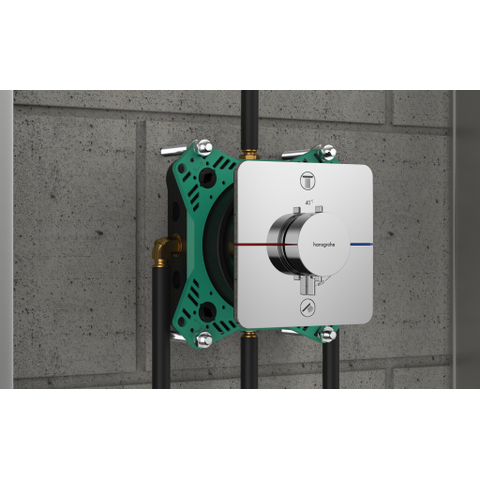 Hansgrohe Showerselect comfort q Inbouw - thermostaat - 2 functies - met inbouwdeel - hoogglans chroom SW1481440