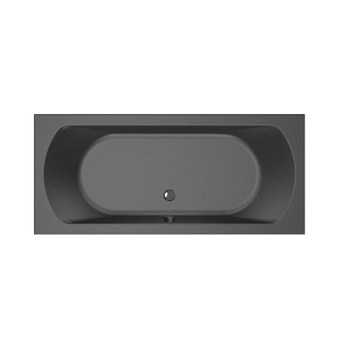 Xenz Lagoon Baignoire duo - 180x80x53 - bonde Centrale - acrylique - ebony SW103184