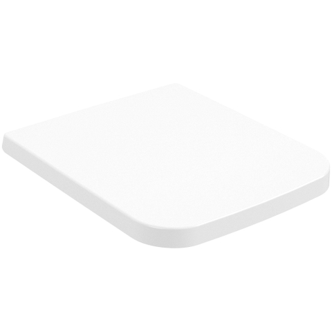 Villeroy & Boch venticello closetzitting - met deksel - met softclose en quick release RVS/stone - quickrelease - Stone White (mat wit) SW209654