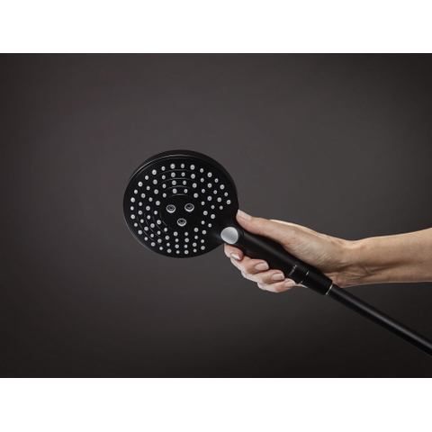 Hansgrohe Raindance Select S - select Regendoucheset - thermostaat - hoofddouche 24cm - mat zwart SW297615
