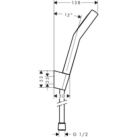 Hansgrohe Activera Select S handdoucheset - 95 - 2jet - ecosmart - met doucheslang - 160cm - hoogglans chroom SW1387671