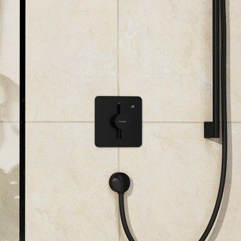 Hansgrohe DuoTurn Q Inbouw mengkraan - voor 1 functie - mat zwart SW918655