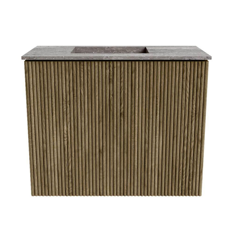 Mondiaz JOYA-DLUX 50cm meuble de toilette - couleur Dusk - Vasque FAYE position Gauche Sans trou de robinet couleur Oza. SW1425977