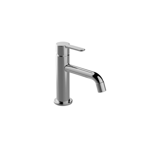 Nemo Spring Lana wastafelmengkraan - eengreeps - met vaste bek - automatische lediging - chroom SW287644