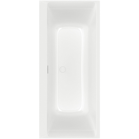 Villeroy & Boch Subway 3.0 kunststof duobad quaryl rechthoekig - 170x75x48cm - met poten - glans wit SW641493