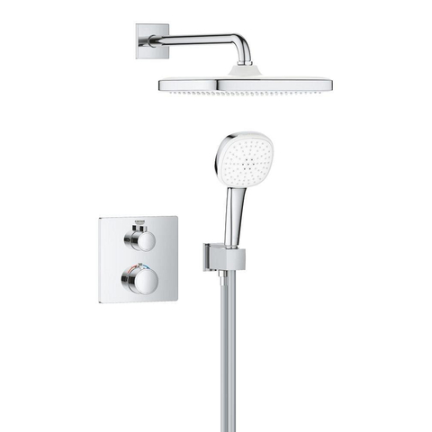 GROHE Rapido doucheset hoofd-/handd. Tempesta 250 cube - chroom SW1186609