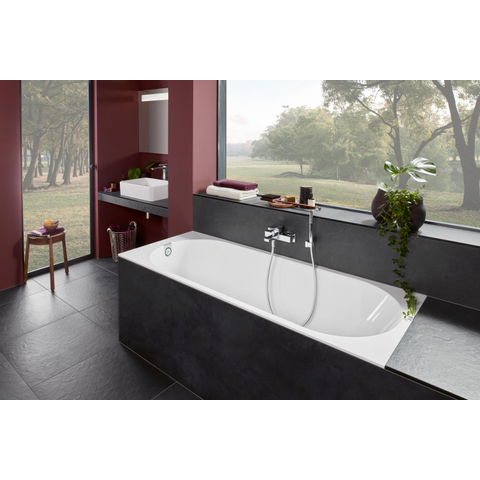 Villeroy & Boch Oberon 2.0 bad rechthoek - 180x80cm - Stone White (mat wit) SW524391