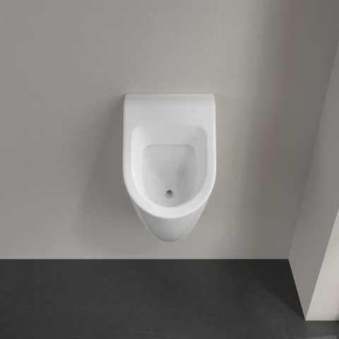 Villeroy & Boch Subway urinoir - met bevestiging - zonder deksel - 28.5x53.5x31.5cm - White Alpine (glans wit) 0123214