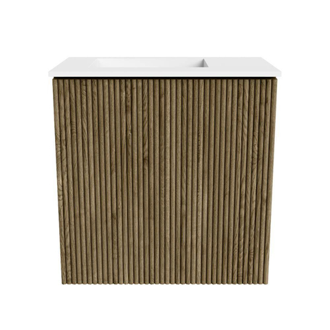 Mondiaz JOYA 40cm toiletmeubel - kleur Dusk - Wastafel FAYE positie Links Zonder kraangat kleur Talc. SW1421559