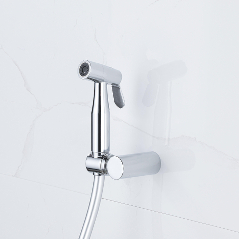 Fortifura Calvi Bidetset - handdouche - slang 150cm - houder - hoogglans chroom SW1123162