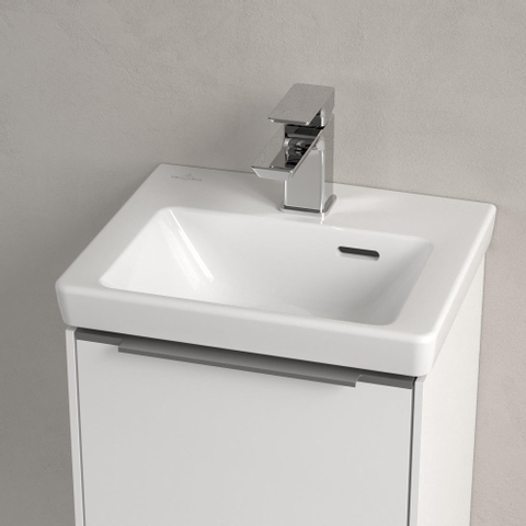Villeroy & Boch Subway 3.0 fontein - 37x305cm - 1 kraangat - met overloop - White Alpine (glans wit) SW641673