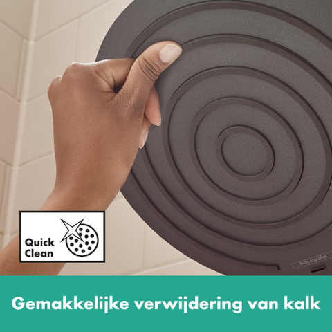 Hansgrohe Pulsify s - hoofddouche 26cm - 1jet - zonder arm - mat zwart SW651071
