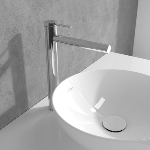 Villeroy & Boch Loop & Friends ensemble de robinet à levier unique rehaussé - chrome SW974145