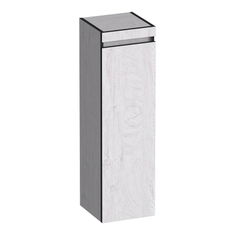 BRAUER Joy Edge badkamerkast - 120x35x35cm - 1 deur - rechtsdraaiend - greeploos - Forest Seashell SW1200837