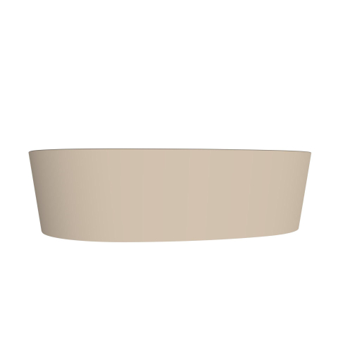 Arcqua Rocker waskom - opbouw - organisch rechts - 50x37cm - mat zand SW1209107